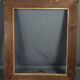 Old frame Montparnasse carved wood patinated 68x59 foliage 54.8x45 cm