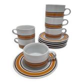 Set de 6 tasses vintage