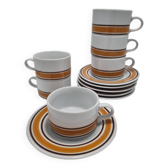 Set of 6 vintage cups