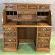 Bureau à cylindre d'inspiration asiatique années 70