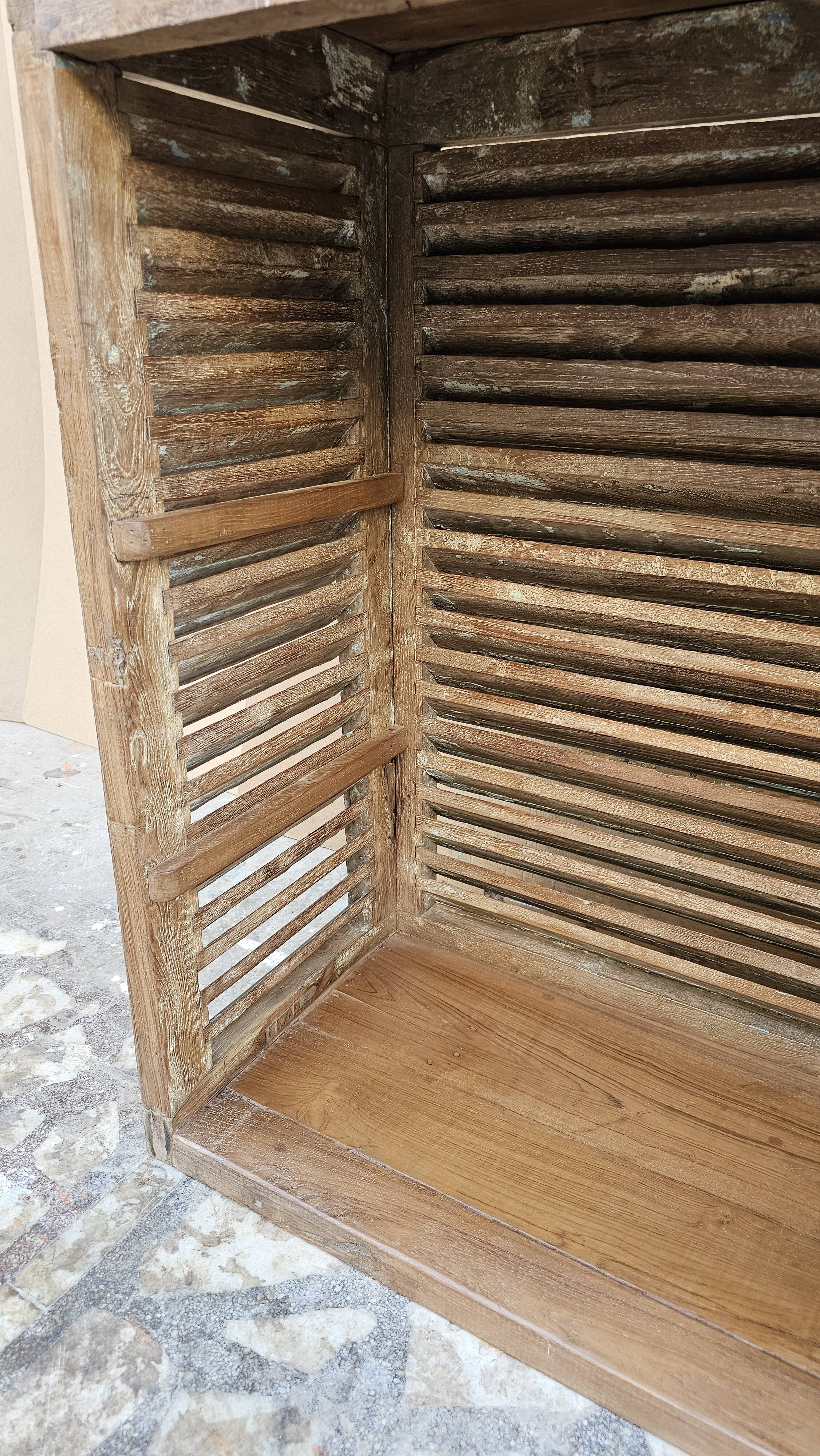 Old teak shop counter from Burma.