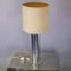 Hans-Agne Jakobsson table lamp in chromed steel and brass, Sweden, 1960