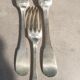 3 forks solid silver 1st title, bets, goldsmith's punch dutrévis t.v.