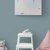Modern abstract art canvas Forbidden Colours
