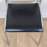 Pair of chrome chairs