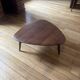 Organic Walnut Coffee Table - Mid-Century Modern Style