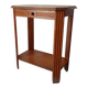 Art Deco side table from the 1940s in solid oak.
