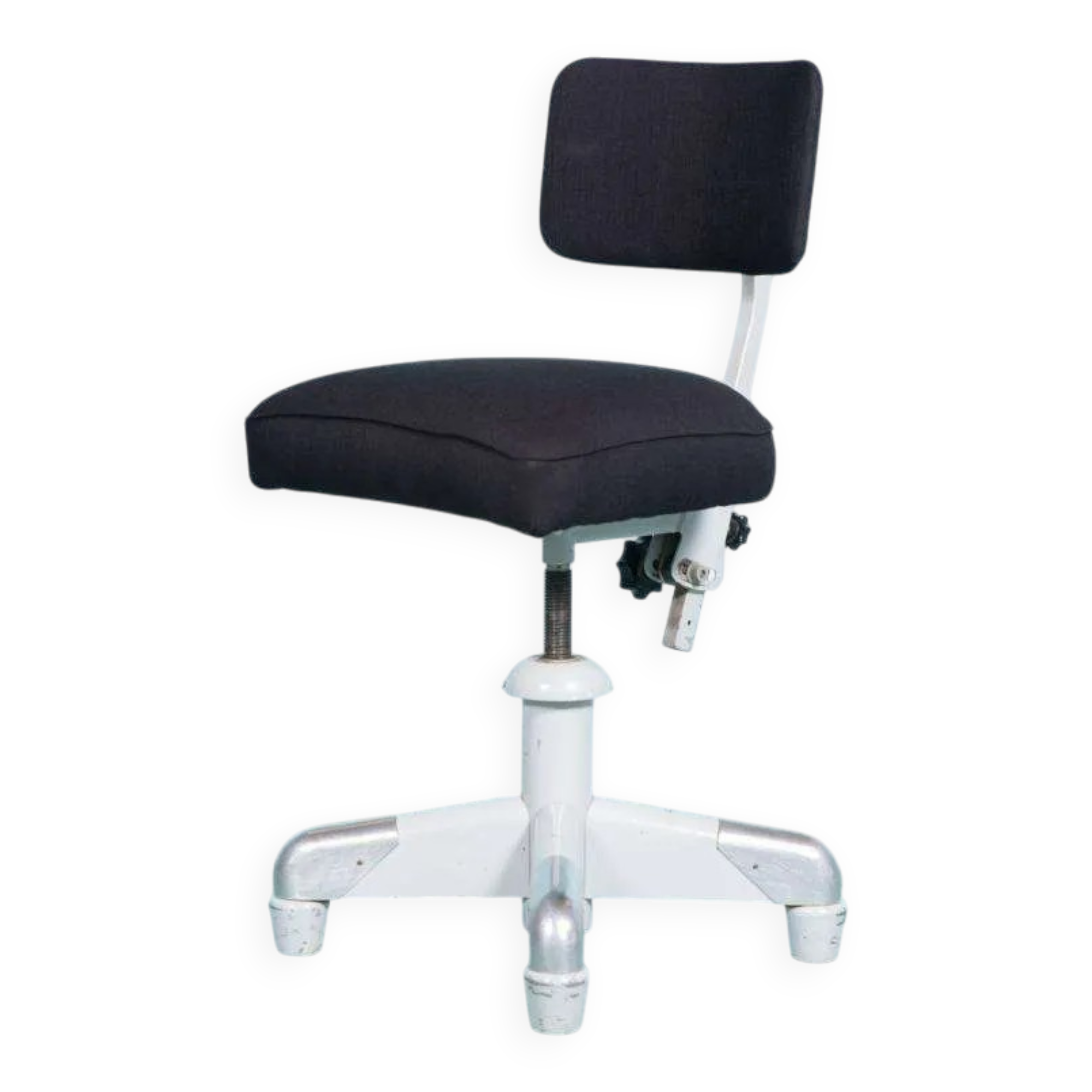 Fauteuil de bureau vintage Gispen années 60, industriel Hoffmann