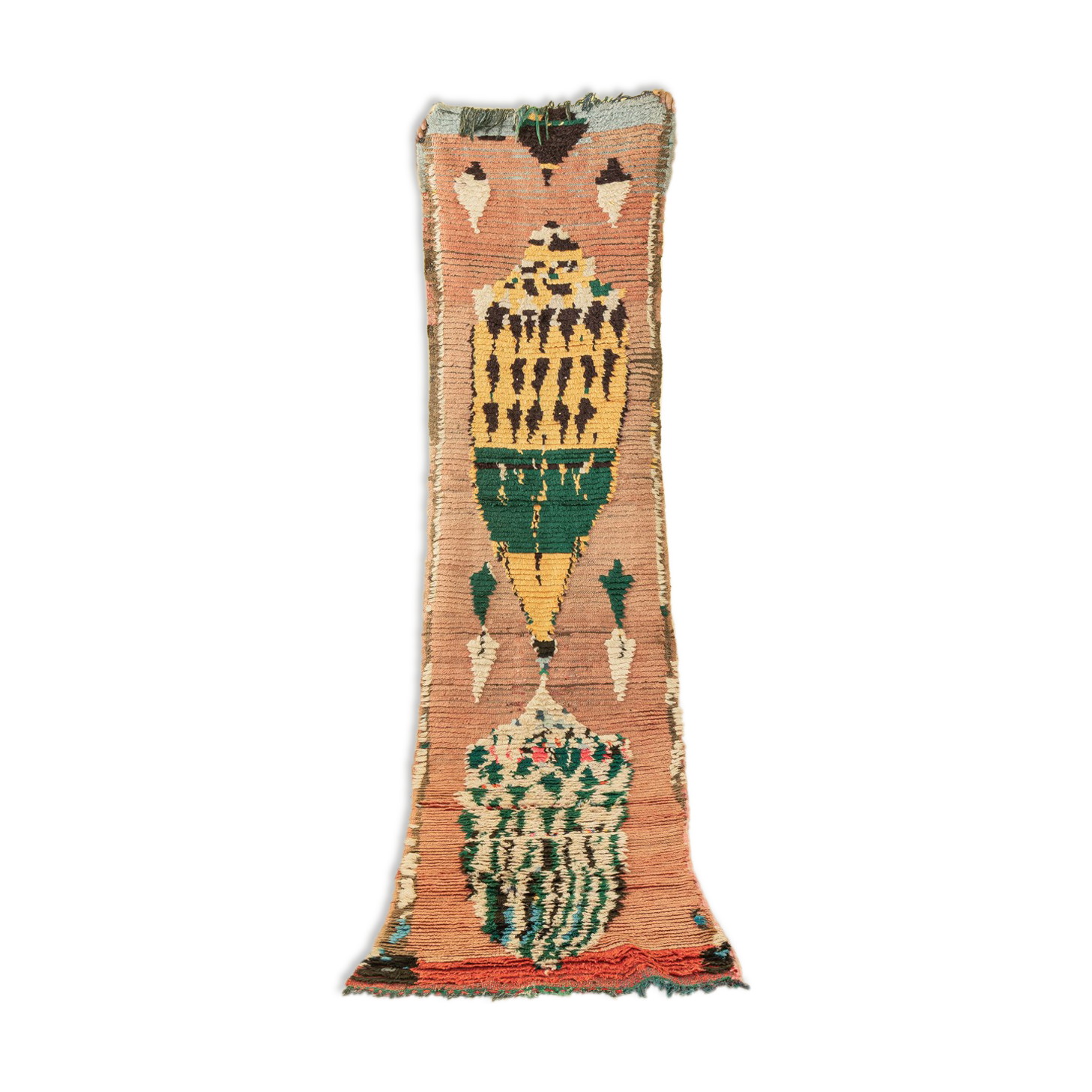 Vintage boujad, berber rug, 80 x 330