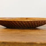 Carved wooden fruit cup