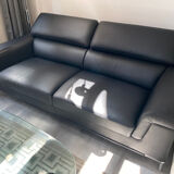 3 seater leather sofa