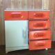 Bathroom furniture distributed by Prisunic