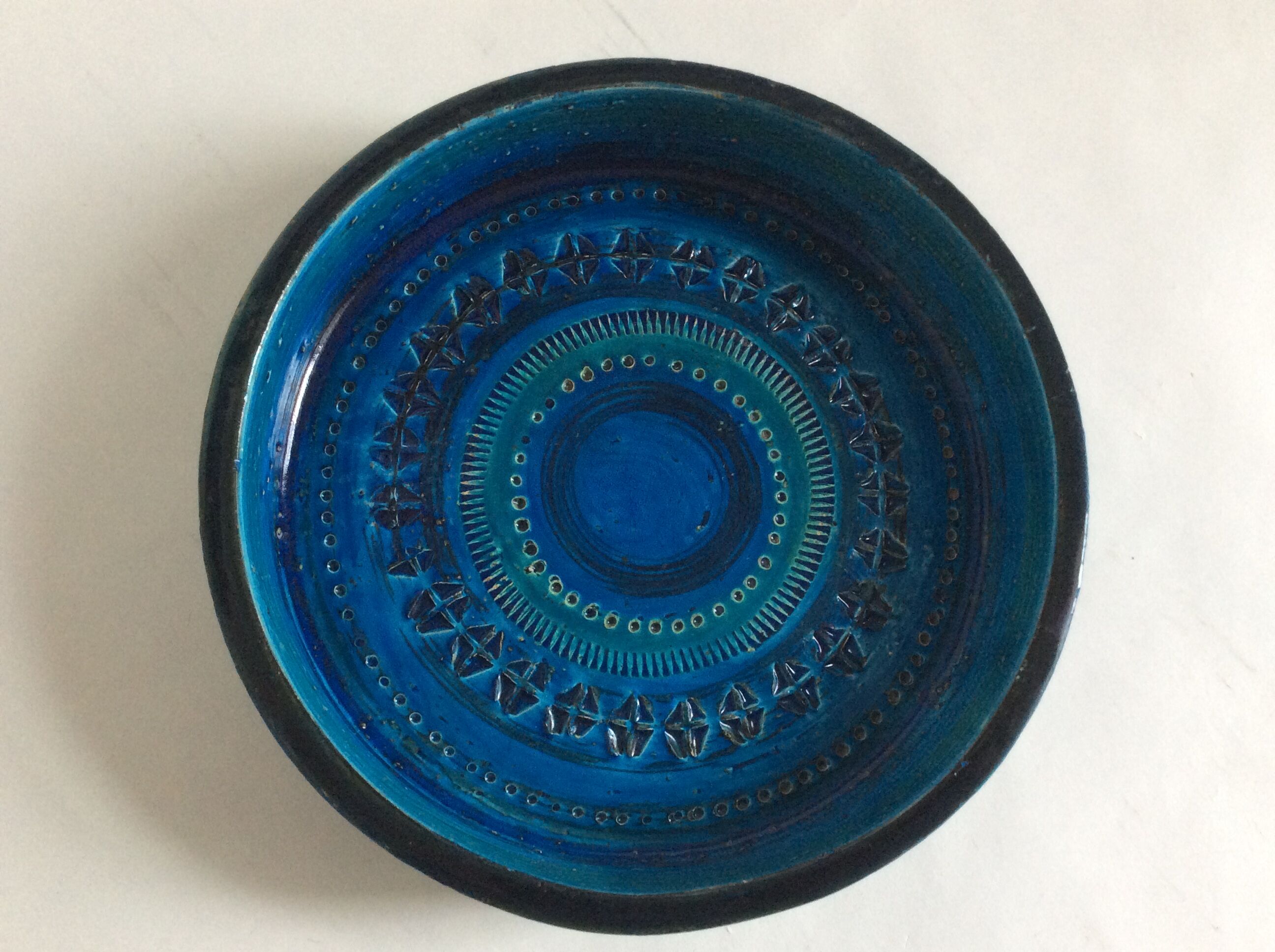 Ceramics, Bitossi, Rimini Blu by Aldo Londi, Italy 60 years
