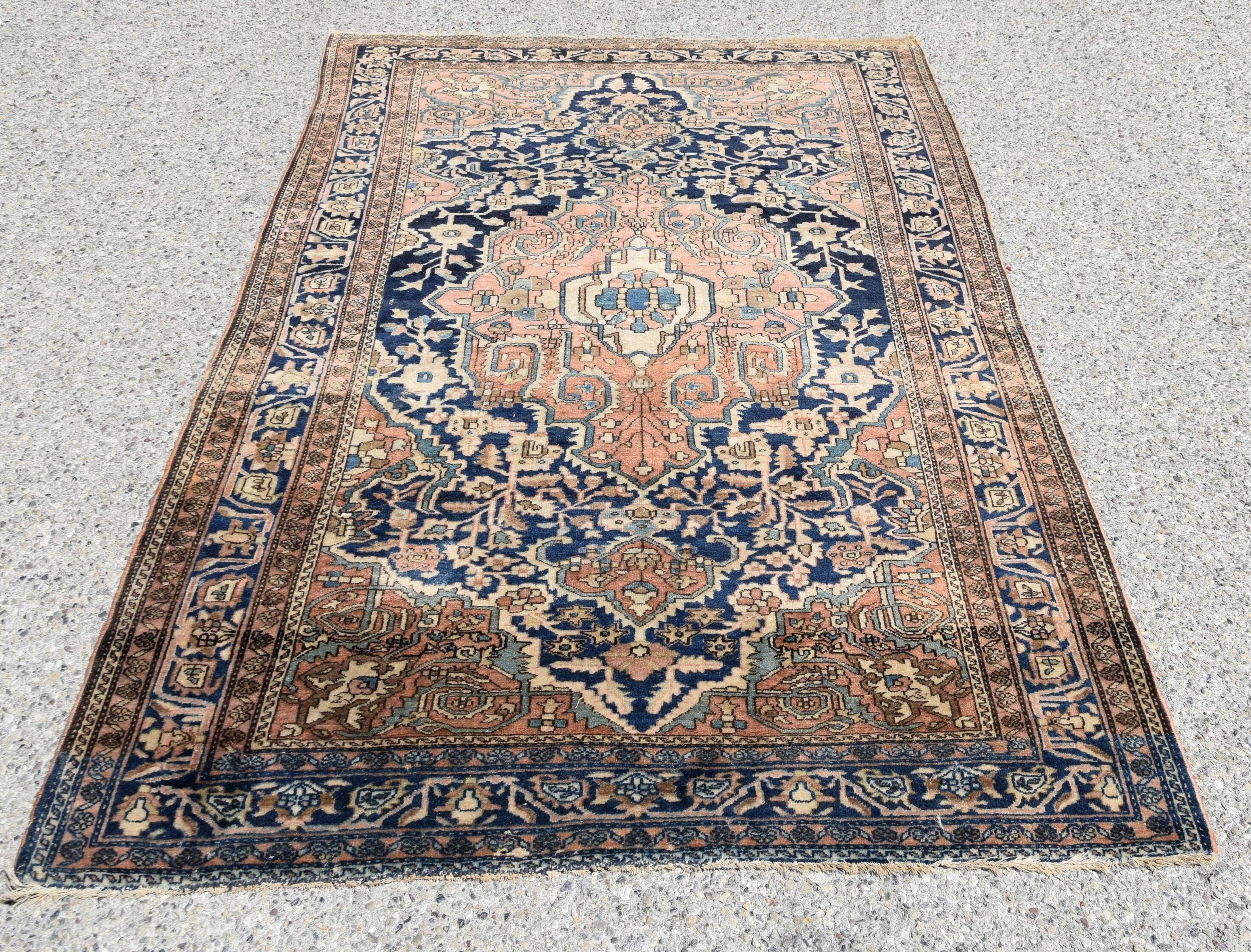 Ancient Iranian Oriental rug Sarouk 128x209 Metres