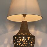 Sandstone lamp signed agnes escala