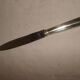 12 stainless steel table knives M.A. from the early 20th century.