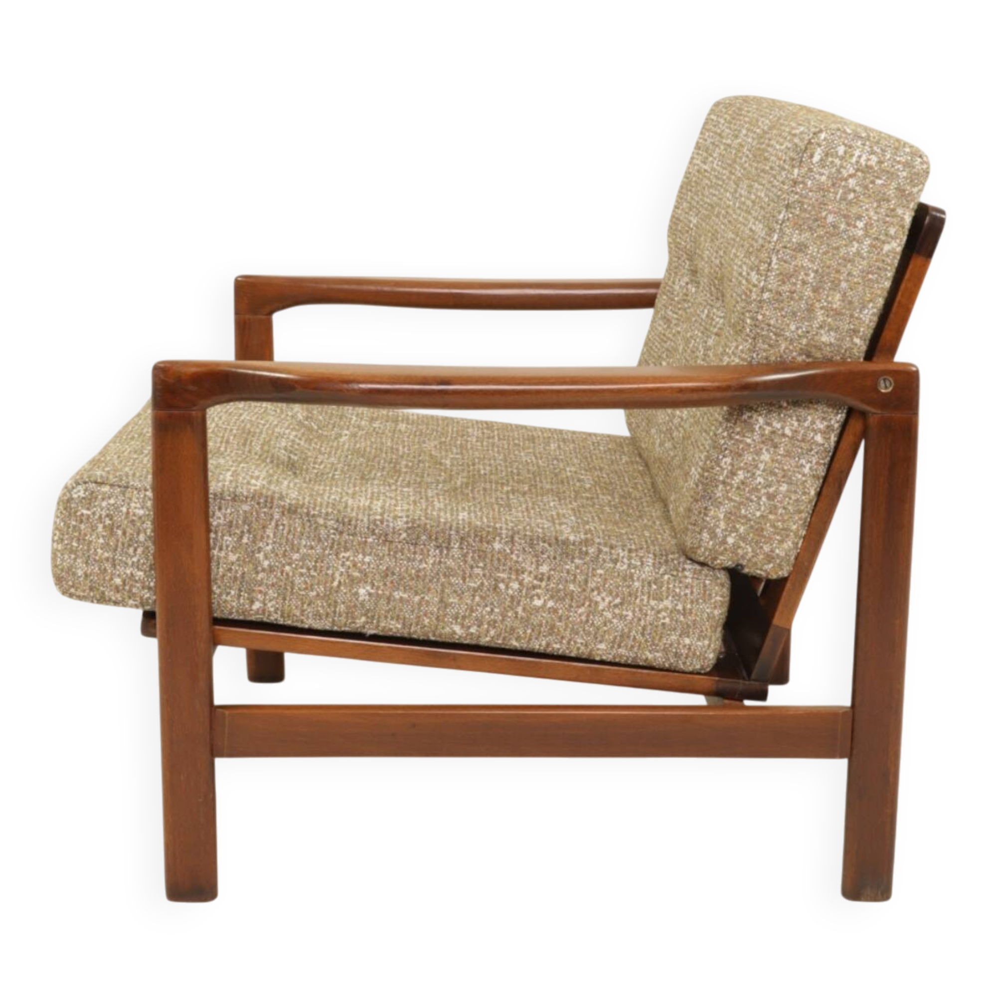 Fauteuil moderne vert forêt design by Z.Baczyk