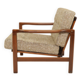 Modern forest green armchair designed by Z. Baczyk