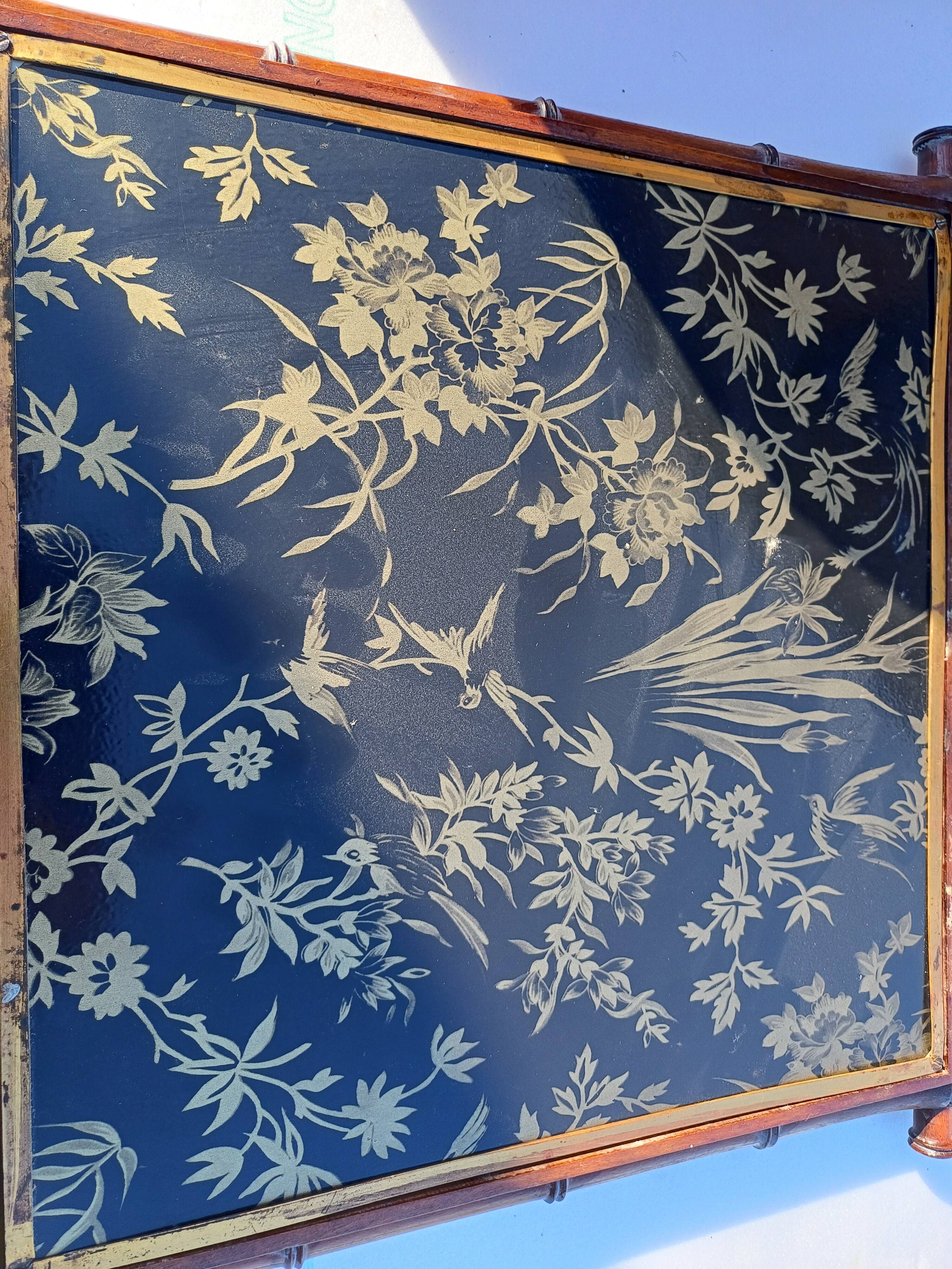 Miroir Triptyque 1876 : L.B