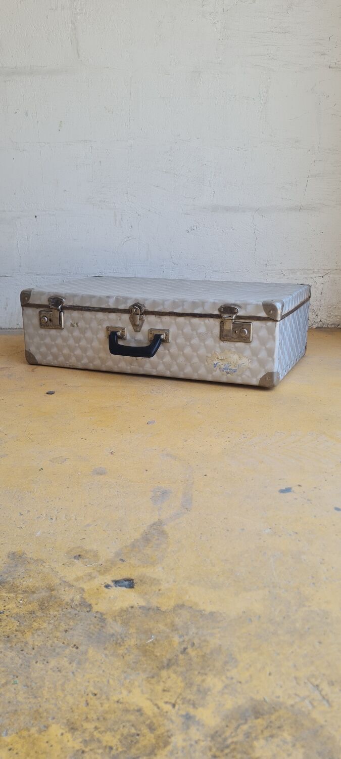 Vintage travel suitcase