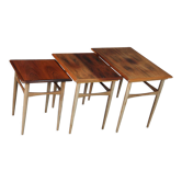 Scandinavian Rosewood nesting tables - Denmark - 1960's