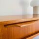 Small vintage teak sideboard in Scandinavian style