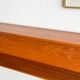 Teak wall shelf by Wilhelm Renz for Walter Wirz Mid Century Design
