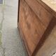 1960s wooden Art Deco buffet with 2 doors