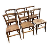 Set de 6 chaises bistrot