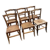 Set de 6 chaises bistrot