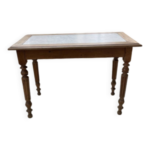 table bistrot en noyer