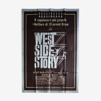 Affiche de cinéma originale - West Side Story - Robert Wise, Natalie Wood