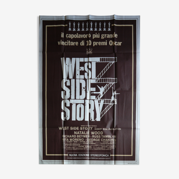 Original movie poster, West Side Story, Robert wise, Natalie Wood
