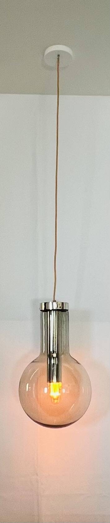 Large Maxi Bulb pendant light by Frank Ligtelijn for Raak, Netherlands 60's