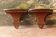 Pair of wall consoles in mahogany