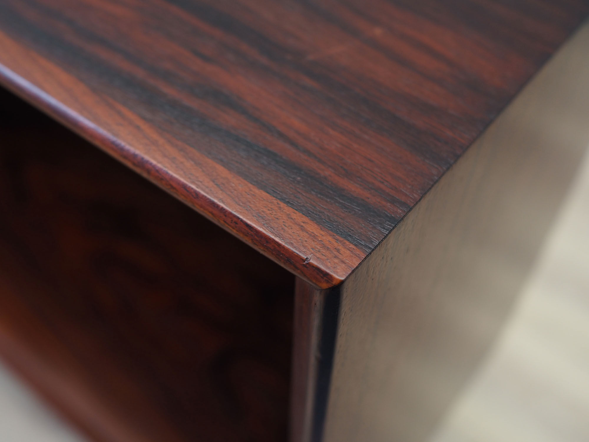 Rosewood bookcase, Danish design, 1970s, manufactured by Brouer Møbelfabrik