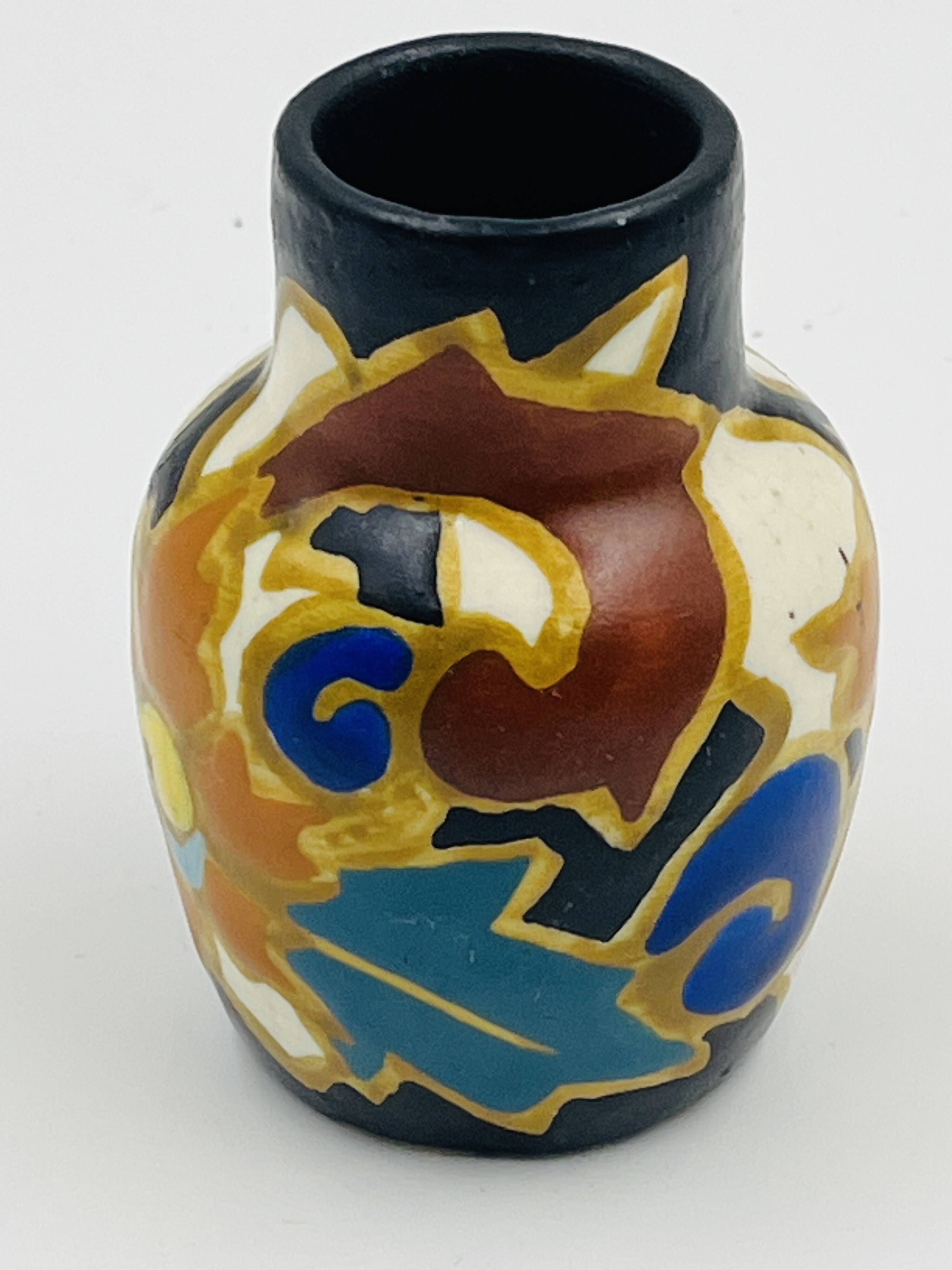 Miniature Art Deco vase by Émile Lombart