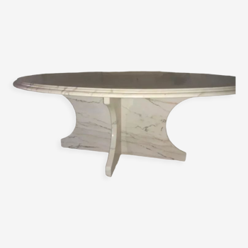 Carrara marble coffee table