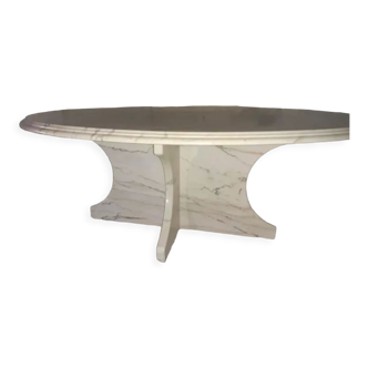 Table basse en marbre de carrare