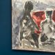 Original Danish Oil on Canvas“Figurative Composition” by Max Bilde