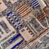Tapis berbère bohemian en laine fait main 250 X 150 CM