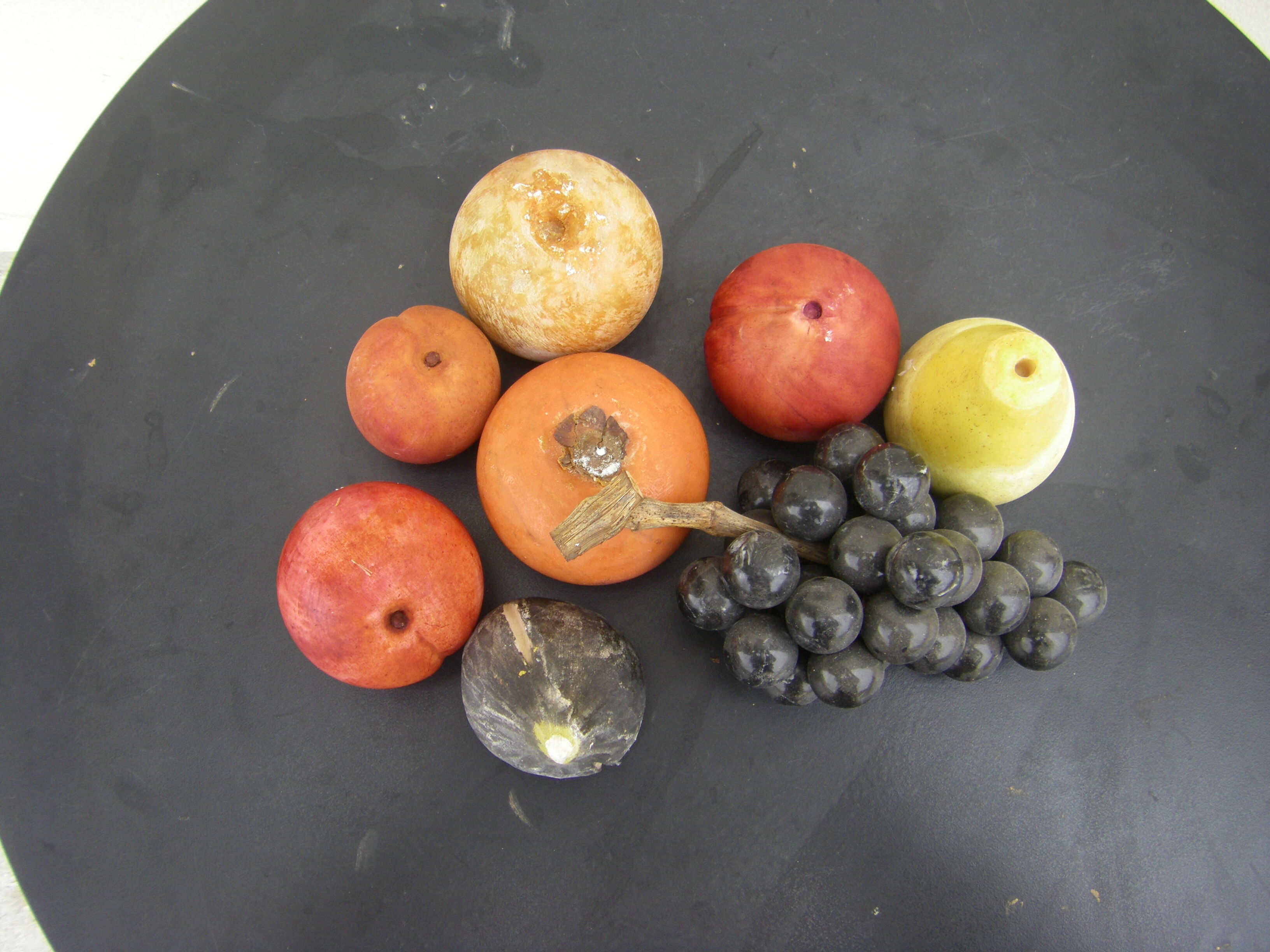 Ancient alabaster fruits