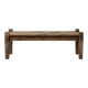 Indian bench made of recycled wood