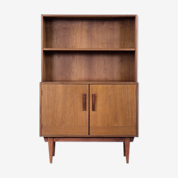 Vintage Mid-Century Modern Classic Scandinavian Teak Cabinet with Shelves, 1960s