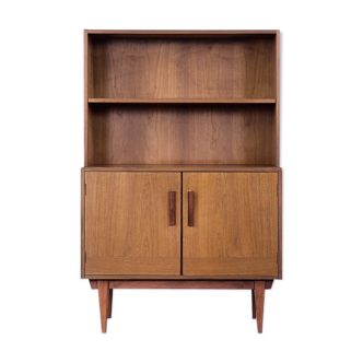 Bibliothèque en teck scandinave classique vintage, années 1960