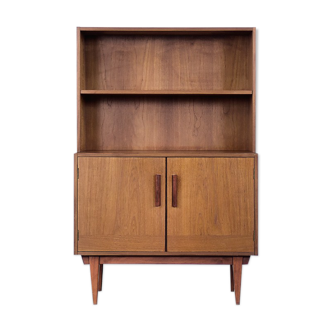 Vintage Mid-Century Modern Classic Scandinavian Teak Cabinet with Shelves, 1960s