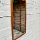 Vintage retro wall mirror rectangular 67x39 cm