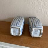 Paire de vases chinois en céramique craquelée