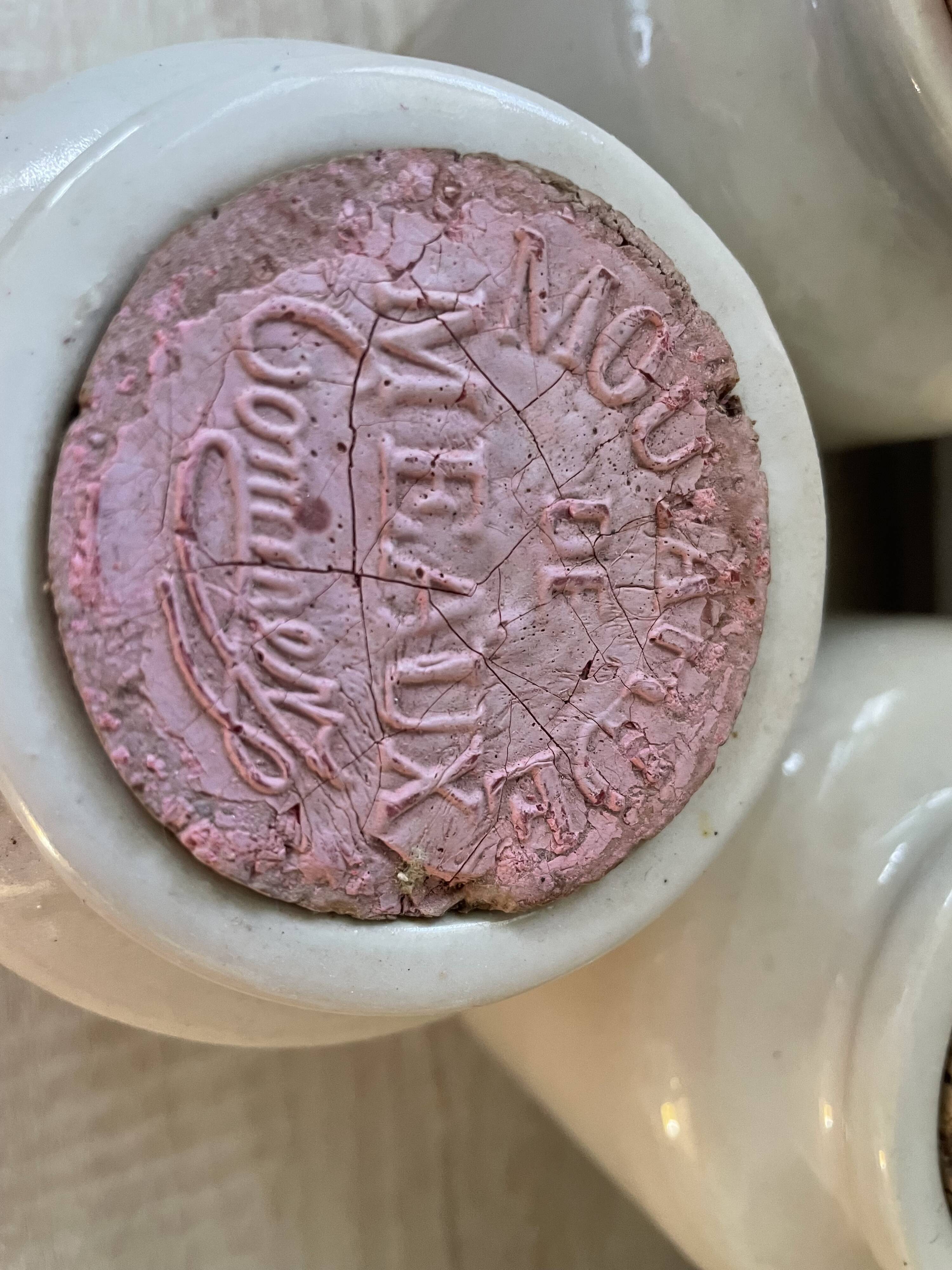 Lot de 3 bocaux en grès vintage