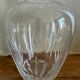 Antique molded glass carafe